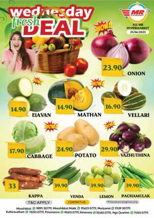 Wednesday Deal In MR Hypermarket Calicut